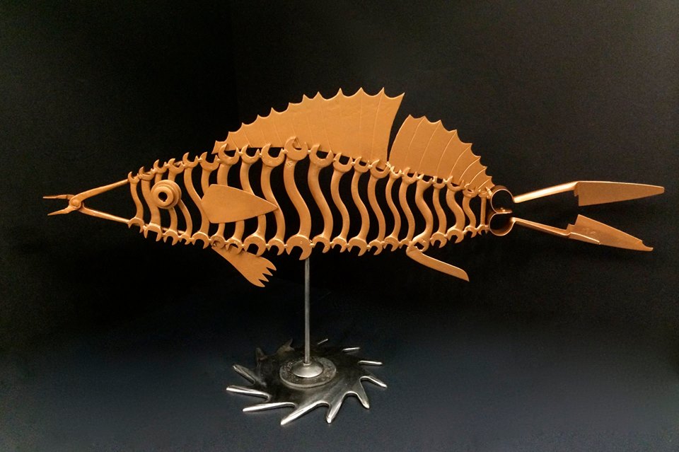 Copper Trowel Fish – SOLD