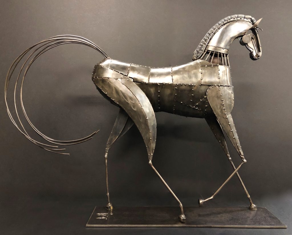 The Tennessee Stud metal sculpture