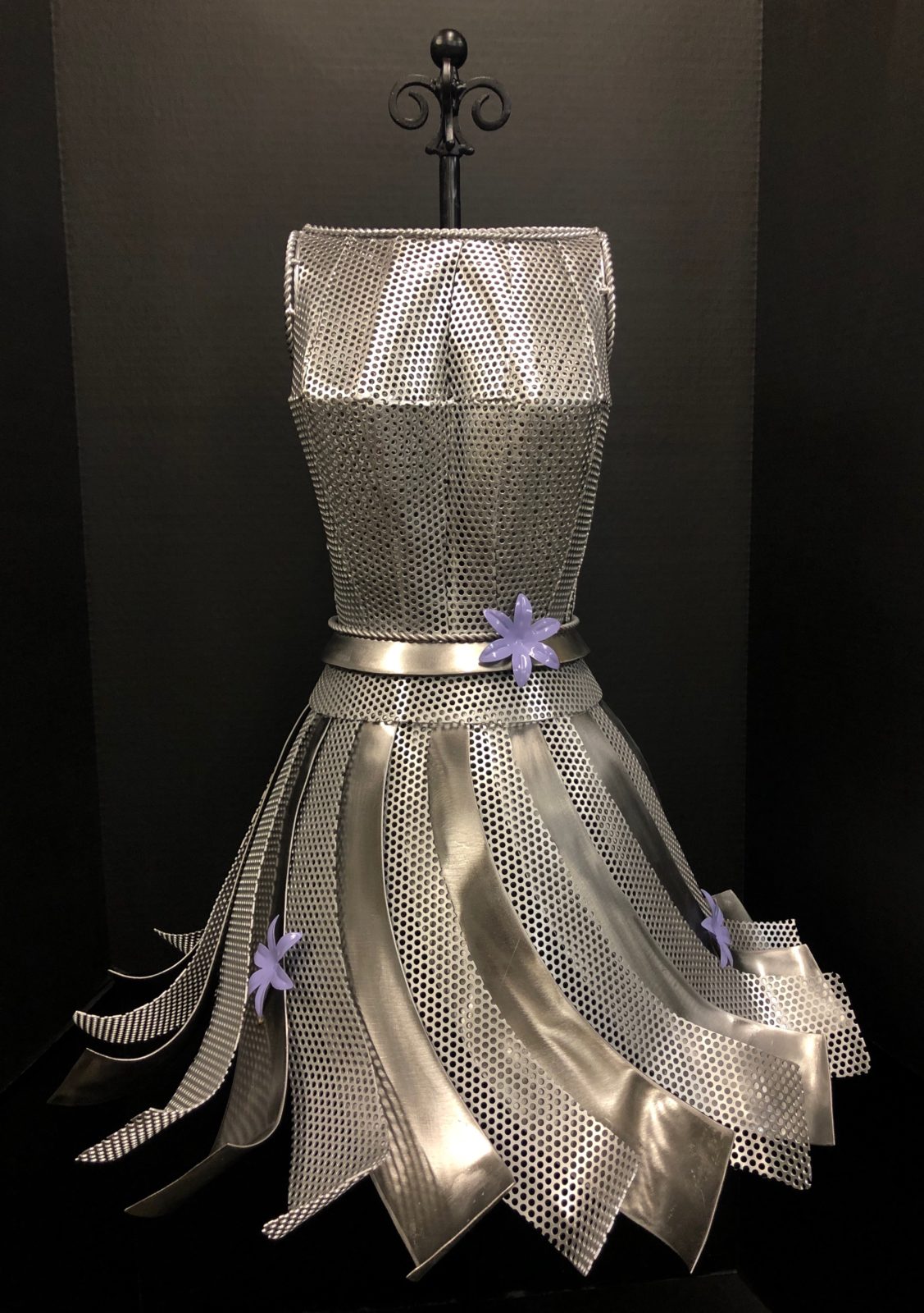 Gidget's Party Dress Metal Sculpture